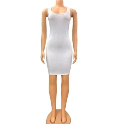 Summer Women's Sexy Tight Fitting Sleeveless Round Neck Dress 23 Summer Women's Sexy Tight Fitting Sleeveless Round Neck Dress -Deals Toggenix Store 3e69d4f72319bf8a