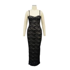 Women's Sexy Lace Strap Long Dress -Deals Toggenix Store 406b69f90c732cd1