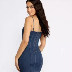 Women's Summer Sexy Strap Patchwork Denim Dress -Deals Toggenix Store 40bfe4f45e89a789