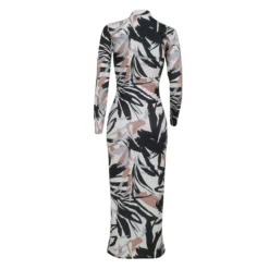 Women Ribbed Printed Dress -Deals Toggenix Store 41db21515ec11848