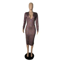 Women's Tight Fitting Sexy Print Women's Dress -Deals Toggenix Store 42832763cbfb78ba