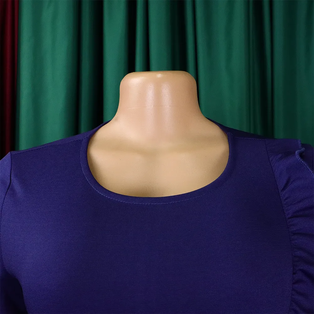 Spring Chic Slim Pencil Skirt Fashion Bodycon Africa Plus Size Dress 6 Spring Chic Slim Pencil Skirt Fashion Bodycon Africa Plus Size Dress - Image 6