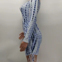 Women'S Fashion Print Off Shoulder Long Sleeve Slim Bodycon Dress -Deals Toggenix Store 42fc7d62b66b03d0