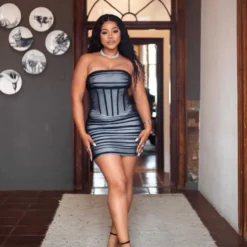 Women Sexy Off-the-shoulder Strapless Bodycon Pleated Dress 17 Women Sexy Off-the-shoulder Strapless Bodycon Pleated Dress -Deals Toggenix Store 43af518adb1226b8