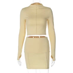 Winter Women's Long Sleeve Top Fashion Casual Slim Skirt Two Piece Set 29 Winter Women's Long Sleeve Top Fashion Casual Slim Skirt Two Piece Set -Deals Toggenix Store 453eb1d613d7655b