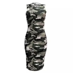 Women Camouflage Print Sleeveless Dress -Deals Toggenix Store 4557127a85beae72