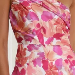 Summer Fashion Chic Slash Shoulder Sling Mermaid Print Dress -Deals Toggenix Store 469053bef5e06926