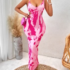 Summer Women's Sexy Printed Straps Bodycon Long Dress -Deals Toggenix Store 4b48cc327db2c09a
