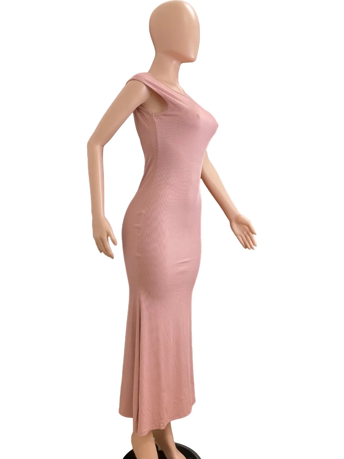 Women's Spring And Autumn Fashion Sexy Hollow Low Back Slim Bodycon Dress 13 Women's Spring And Autumn Fashion Sexy Hollow Low Back Slim Bodycon Dress - Image 13