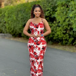 Women Summer Sleeveless Sexy Printed Maxi Dress -Deals Toggenix Store 51bda3f367525692