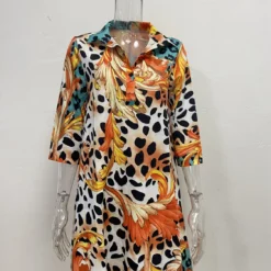 Women'S Fashion Print Long Sleeve Loose Casual Dress -Deals Toggenix Store 52ad0e3d93f8d392