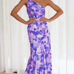 Summer Fashion Chic Slash Shoulder Sling Mermaid Print Dress -Deals Toggenix Store 543589f1fa1f934a