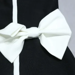 Spring Black And White Patchwork Bow Chic Elegant Low Back Women's Bandage Dress 23 Spring Black And White Patchwork Bow Chic Elegant Low Back Women's Bandage Dress -Deals Toggenix Store 54846514f9c59a0a