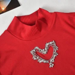 Rhinestone Heart Hollow Crop T-Shirt Short Skirt Fashion Casual Two Piece Set For Women 28 Rhinestone Heart Hollow Crop T-Shirt Short Skirt Fashion Casual Two Piece Set For Women -Deals Toggenix Store 556bf24239c38f55