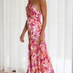 Summer Fashion Chic Slash Shoulder Sling Mermaid Print Dress -Deals Toggenix Store 55fac11384a5f930