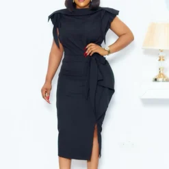 Women Summer Elegant Sleeveless Ruffles Dress -Deals Toggenix Store 5b09592f9c193052