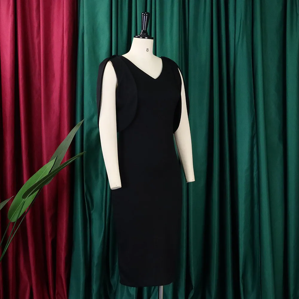 Summer Fashion Chic Elegant Office Bodycon Office Plus Size African Dress 20 Summer Fashion Chic Elegant Office Bodycon Office Plus Size African Dress - Image 20