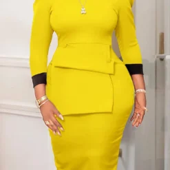 Ladies Fashion Chic Bodycon Pencil Office African Dress 29 Ladies Fashion Chic Bodycon Pencil Office African Dress -Deals Toggenix Store 5e3c6b1f36d2baf7