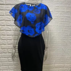 Rose Printed Shawl Women 's Slim Bodycon Plus Size Dress 22 Rose Printed Shawl Women 's Slim Bodycon Plus Size Dress -Deals Toggenix Store 5eaaa2a40e431874