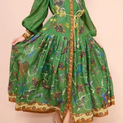 Autumn Printed Printed Long Sleeve Button Up Long Dress For Women -Deals Toggenix Store 5ffa9f162e38abb6