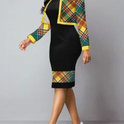 Women Sexy Strap Dress Cardigan Two-piece Set Bodycon Jacket Two-piece Set -Deals Toggenix Store 601020d0cb84ccbd