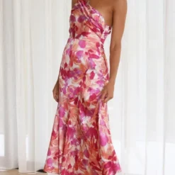 Summer Fashion Chic Slash Shoulder Sling Mermaid Print Dress -Deals Toggenix Store 611649d70cce3711