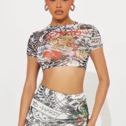 Women's Print Fashion Casual Short Sleeve Two Piece Skirt Set 9 Women's Print Fashion Casual Short Sleeve Two Piece Skirt Set -Deals Toggenix Store 61e9ec1e5e158e0f