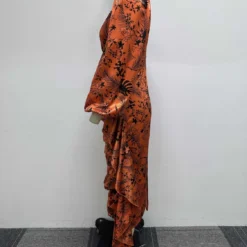 Sexy Printed Ruffled Balloon Sleeve Slim Long Sleeve Bodycon Dress 25 Sexy Printed Ruffled Balloon Sleeve Slim Long Sleeve Bodycon Dress -Deals Toggenix Store 635742abc57990eb