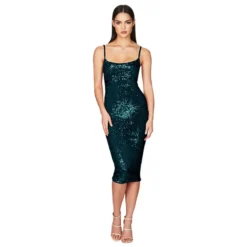 Summer Women's Sleeveless Low Back Straps Sequin Party Dress -Deals Toggenix Store 63970c546c85c6eb