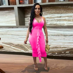 Women's Clothes Sexy Camisole Bodycon Nightclub Dress -Deals Toggenix Store 63a878520d956f4b