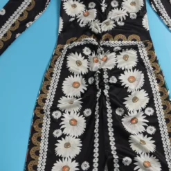 Sexy Floral Printed Turndown Collar Slim Fit Slit Long Dress With Bandana 25 Sexy Floral Printed Turndown Collar Slim Fit Slit Long Dress With Bandana -Deals Toggenix Store 6521f50d86faabb1