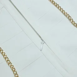 Spring Women's Low Cut Sexy Straps Tight Fitting Dress Metallic Chain Bandage Dress -Deals Toggenix Store 66dbf9afa97fa860