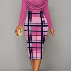 Sexy Fashion Digital Printing V-Neck Long Sleeve Women's Dress 17 Sexy Fashion Digital Printing V-Neck Long Sleeve Women's Dress -Deals Toggenix Store 6890a083cb986a31