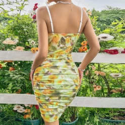 Sexy Low Back Strap Fishbone Waist Bodycon Dress -Deals Toggenix Store 69bc041bf043aa71