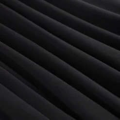 Summer Slash Shoulder Short Sleeve Pleated Solid Mid Rise Slit Bodycon Dress -Deals Toggenix Store 69cf021a8b3fc166