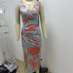 Fashion Sexy Trend Women's Irregular Gloral Dress Women -Deals Toggenix Store 6a74b794a7d2124b