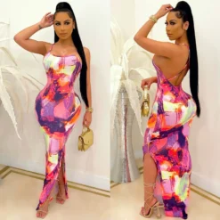 Summer Women Suspender Print Dress 19 Summer Women Suspender Print Dress -Deals Toggenix Store 6b5c139eadd6efb9