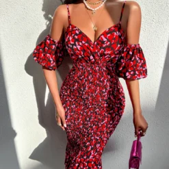 Women Summer Prints Suspender Sexy Dress -Deals Toggenix Store 6baa3f8dec145c9f