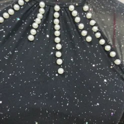 Sexy Fashion Pearl Glitter Tight Fitting Mesh Dress -Deals Toggenix Store 6cd80ce7da428105