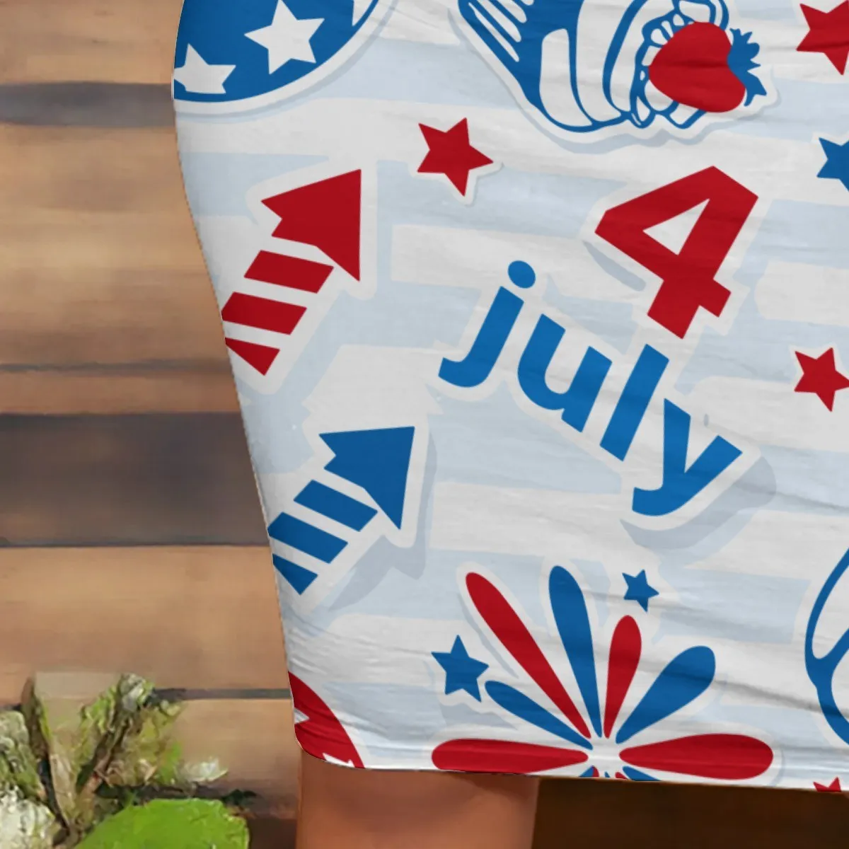 Women Vest Dress American American Flag Print Two-Piece Set Bodycon 18 Women Vest Dress American American Flag Print Two-Piece Set Bodycon - Image 18