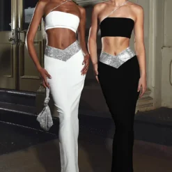 Women Sexy Strapless Crop Top And High Waisted Skirt Two-Piece Set 25 Women Sexy Strapless Crop Top And High Waisted Skirt Two-Piece Set -Deals Toggenix Store 6df87d0d45c36519