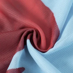 Women's Summer Sexy See-Through Mesh Deep V Long Sleeve Printed Slim Long Dress -Deals Toggenix Store 6e9a46cac2ead441