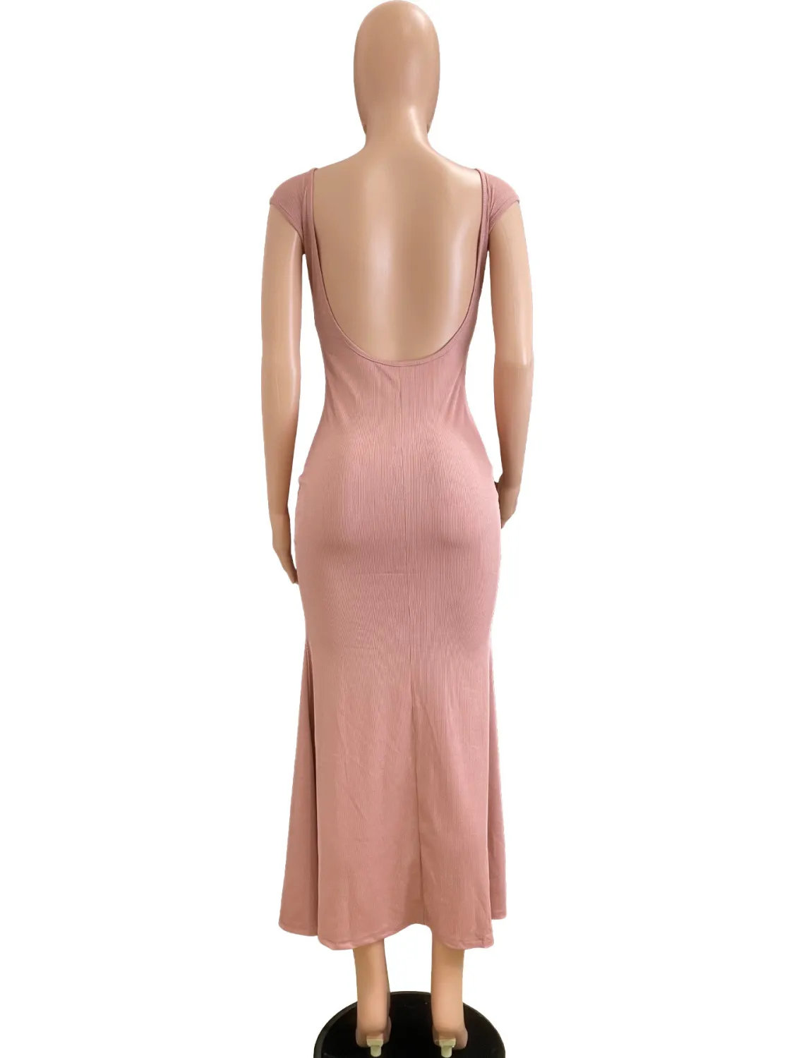 Women's Spring And Autumn Fashion Sexy Hollow Low Back Slim Bodycon Dress 11 Women's Spring And Autumn Fashion Sexy Hollow Low Back Slim Bodycon Dress - Image 11