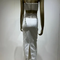 Women Sexy Strapless Crop Top And High Waisted Skirt Two-Piece Set 32 Women Sexy Strapless Crop Top And High Waisted Skirt Two-Piece Set -Deals Toggenix Store 71b997b389769df1