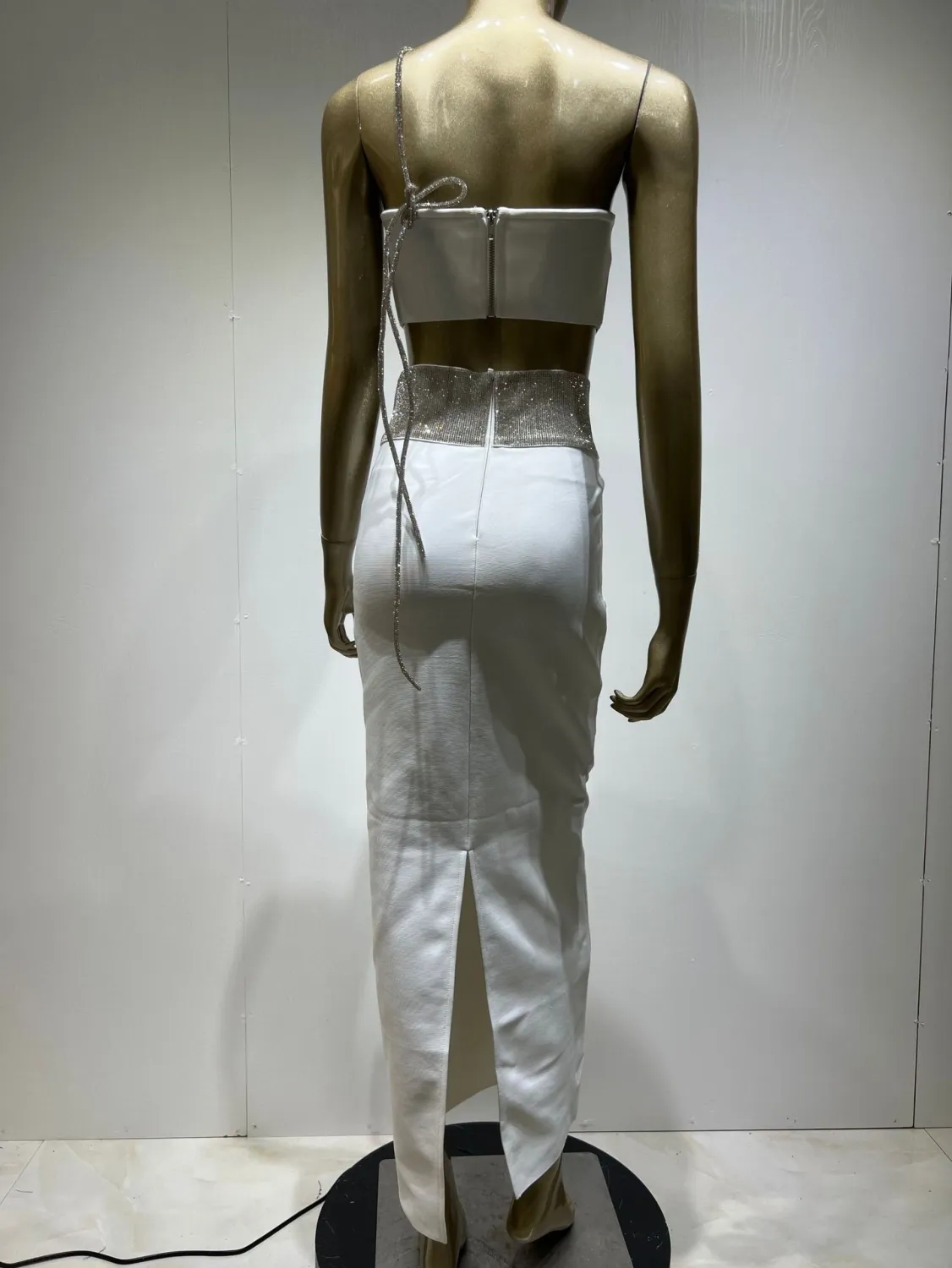 Women Sexy Strapless Crop Top And High Waisted Skirt Two-Piece Set 13 Women Sexy Strapless Crop Top And High Waisted Skirt Two-Piece Set - Image 13