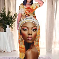 Women Casual Printed Dress -Deals Toggenix Store 72008e01005cf9ba