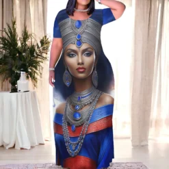 Women Casual Printed Dress -Deals Toggenix Store 730fd598c5c99cfc