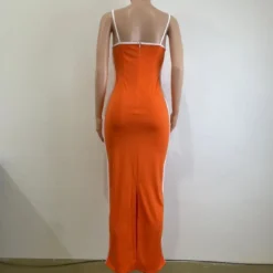 Women Sexy Contrast Color Suspender Dress -Deals Toggenix Store 74f6f64a08aedcd2