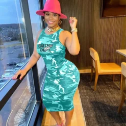 Women Printed Camouflage Sleeveless Dress Excluding Hat 26 Women Printed Camouflage Sleeveless Dress Excluding Hat -Deals Toggenix Store 76c9bd2ee2a40aa5