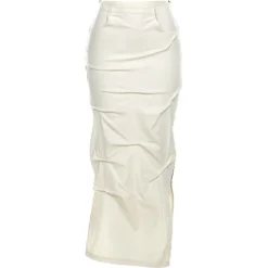 Summer Women Sexy Pu Leather Solid Strapless Fold Top 30 Summer Women Sexy Pu Leather Solid Strapless Fold Top -Deals Toggenix Store 780785d92c84c112